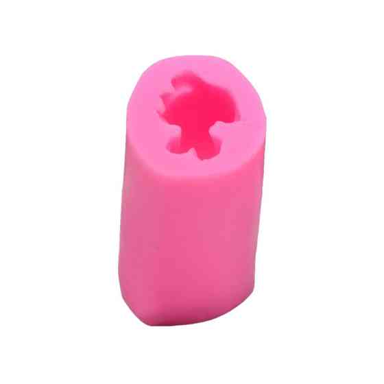 Молд силиконовый кот 40 на 50 на 30 мм розовый Киев