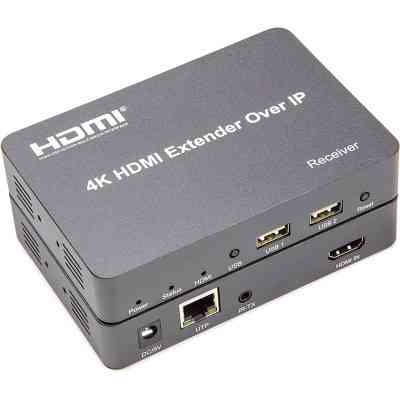 Адаптер HDMI extender 150m HDMI 4K/30hz CAT5E/6 PowerPlant (CA912957) Вінниця