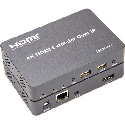 Адаптер HDMI extender 150m HDMI 4K/30hz CAT5E/6 PowerPlant (CA912957) Винница - изображение 1