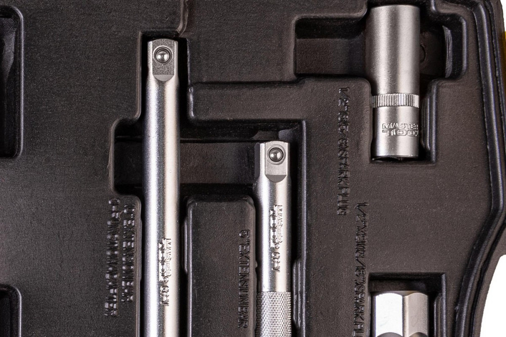 Набор торцевых насадок MASTERTOOL PROFI CrV 1/2