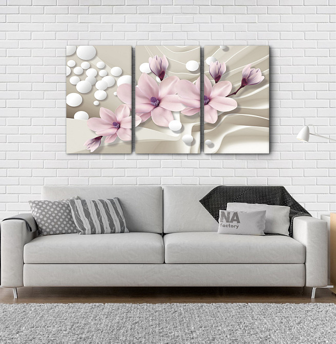 Модульна картина Квітни Абстракція Art-57_3А Київ - фото 2