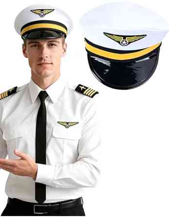 Фуражка авиационная белая Captain Киев