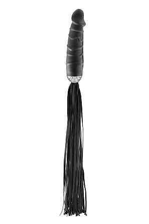 Флогер з ручкою-дилдо Fetish Tentation Whip with Dildo Handle Sex Aura Київ
