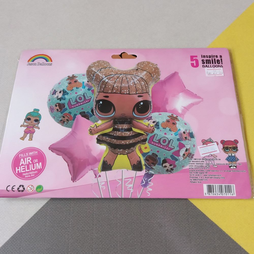 Набор воздушных шаров Лол (5 предметов) Киев - изображение 1
