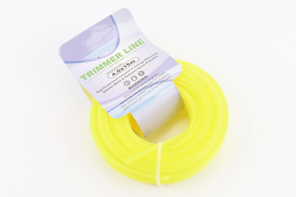 Струна косильна d-4,0mm, 15м "зірка" (різні кольори) Київ - фото 1