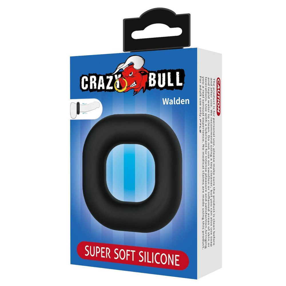 Ерекційне кільце Crazy Bull - Walden Super Soft Silicone Cock Ring, BI-210242 Sex Aura Київ - фото 7