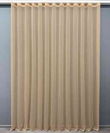 Тюль VR-Textil н134 Шифон однотонний Карамельний 200х250 см (41-102) Київ