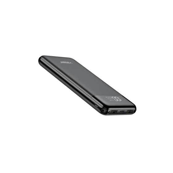 Павербанк 10000 mAh VEGER VG-W1087 быстрая зарядка черный power bank повербанк Одесса