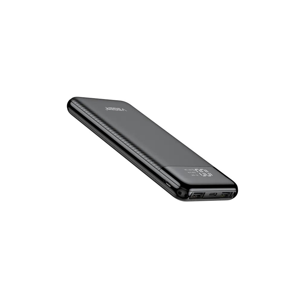 Павербанк 10000 mAh VEGER VG-W1087 быстрая зарядка черный power bank повербанк Одесса - изображение 6