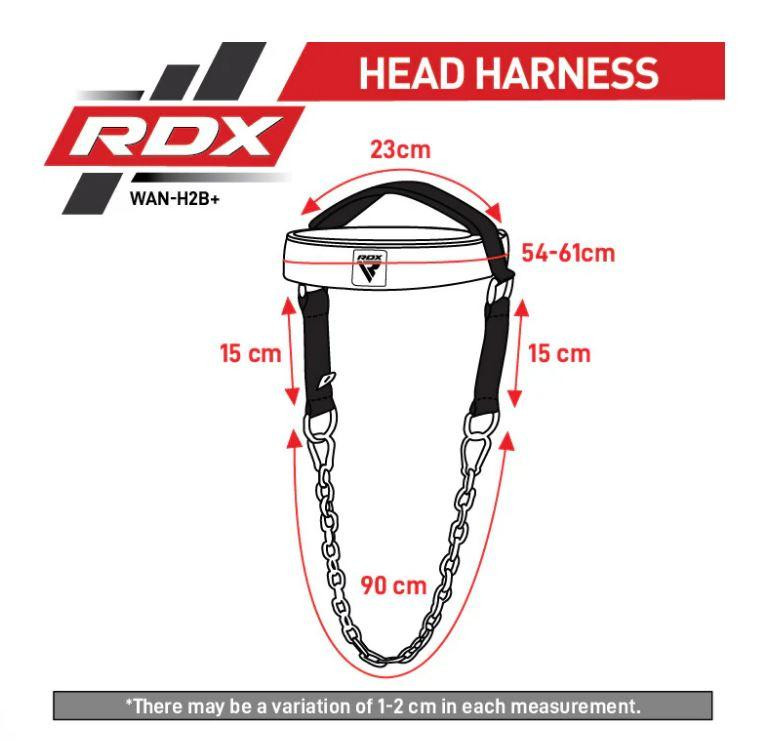 Тренажер для шеи RDX H2 Black Киев - изображение 7