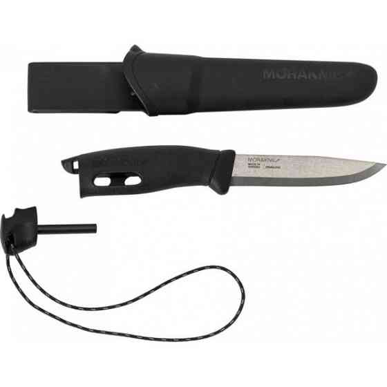 Туристичний Ніж з крісалом Morakniv "Companion Spark" Black (13567) Нержавіюча сталь Нововолинськ