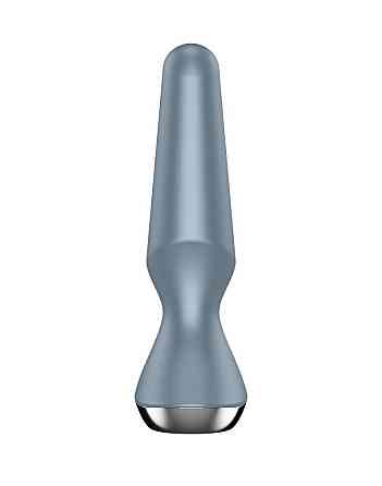 Анальна смарт-вібропробка Satisfyer Plug-ilicious 2 Ice Blue Sex Aura Київ