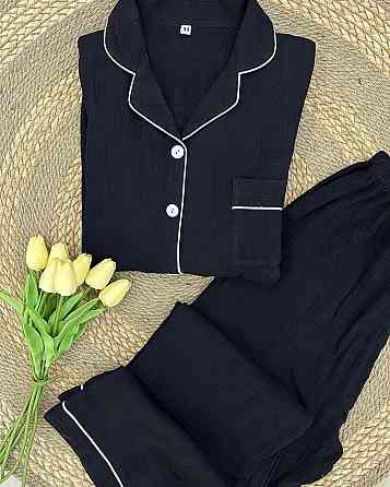 Женский базовый домашний костюм качественный турецкий муслин Одесса