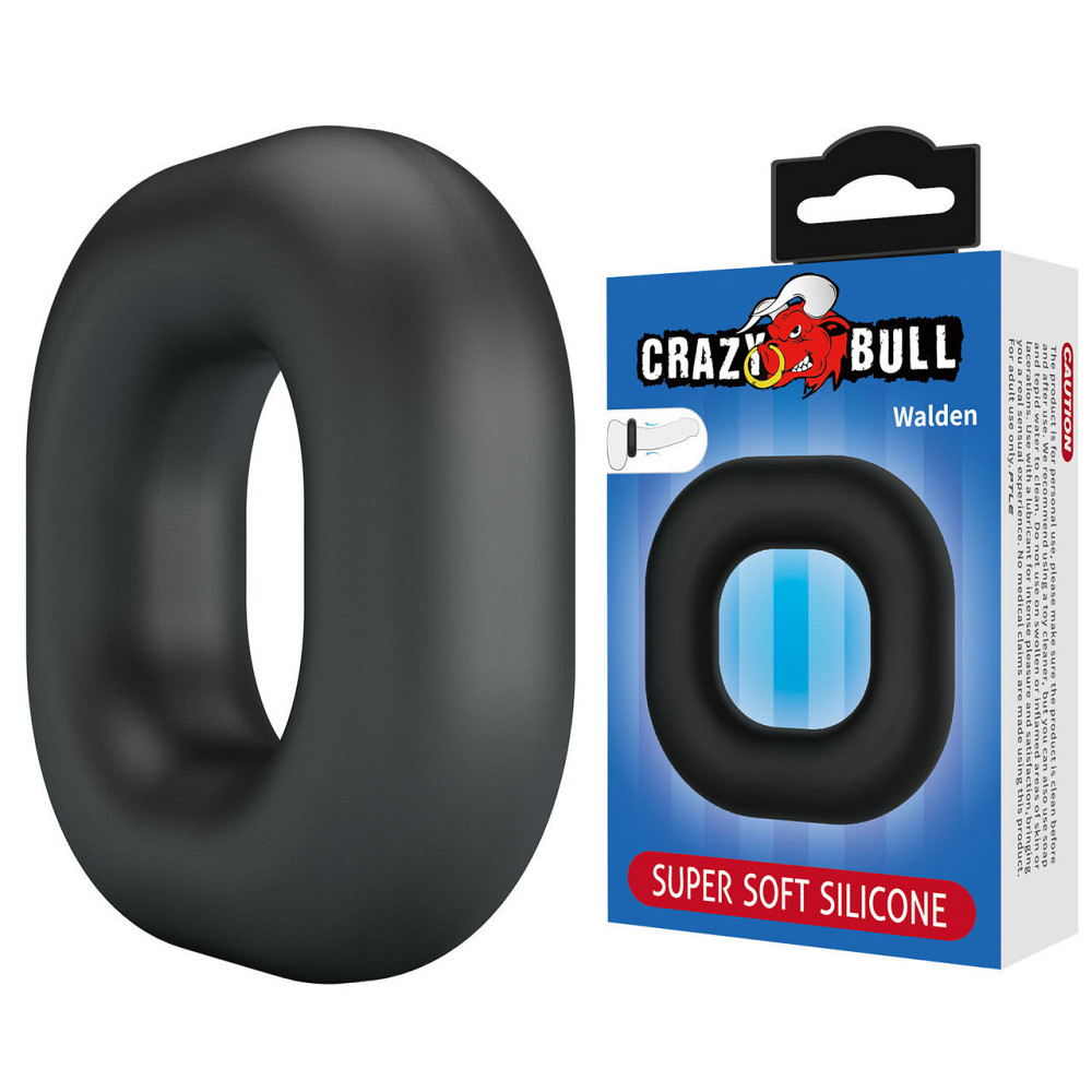 Ерекційне кільце Crazy Bull - Walden Super Soft Silicone Cock Ring, BI-210242 Sex Aura Київ - фото 1