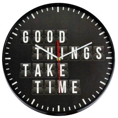 Настенные часы Technoline 775485 Good Things Take Time (DAS301212) Винница - изображение 1