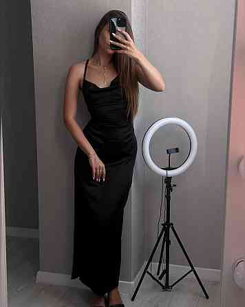 Жіноча елегантна романтична сукня максі з вирізом шовк Армані 44/46 Одеса