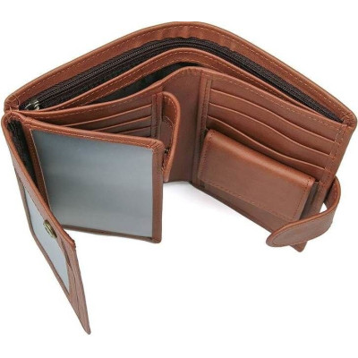 Портмоне Vintage З натуральної шкіри Коричневе (14534) Вінниця - фото 3