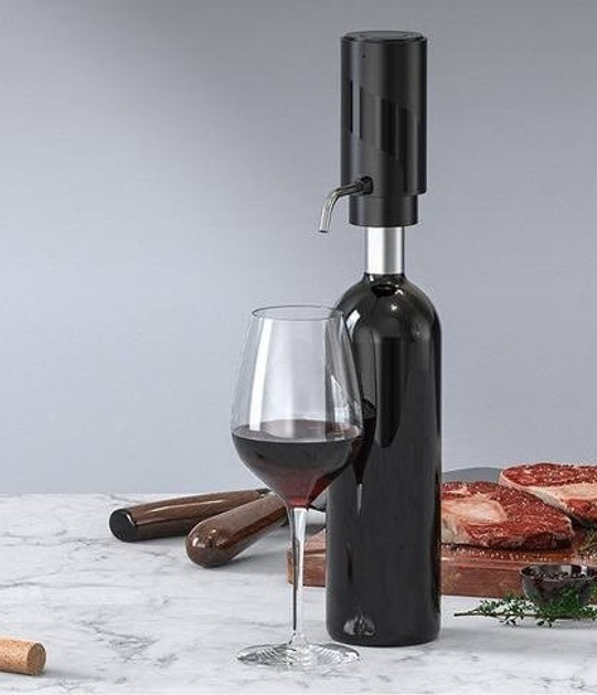 Електронна помпа аератор для вина,диспенсер акумуляторний.Винний електродозатор з акумулятором для пляшки Кам'янець-Подільський - фото 4