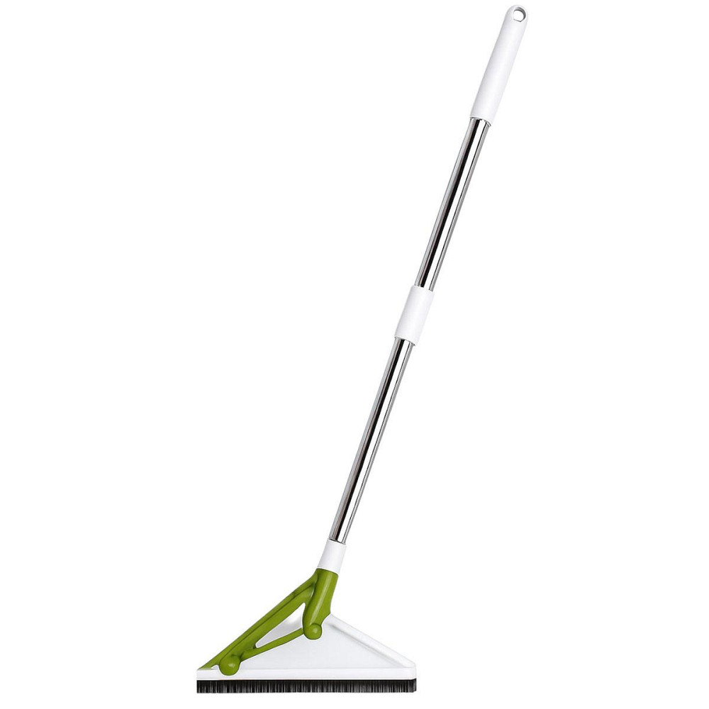Трикутна швабра з металевою ручкою та гумовою кромкою для плитки, ламінату, лінолеуму, вологого прибирання HP-35015-38 Коломия - фото 1