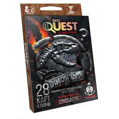 Настольная игра Danko Toys Best Quest. Динозавры, украинский (BQ-01-04U) Винница
