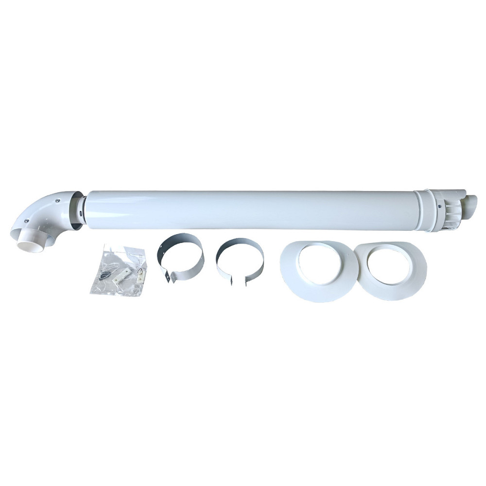 Дымоход коаксиальный для конденсационного котла Ariston1000 мм, ø 60/100 с коленом, 3318073 (000010679) Киев - изображение 1