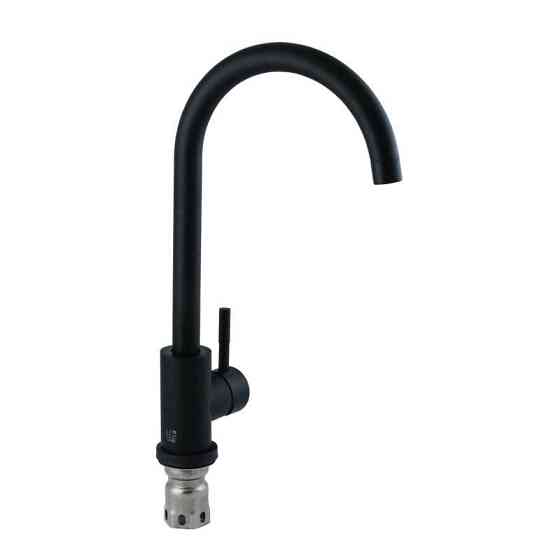 Змішувач для кухні Lidz (BLA) 12 32 015F-8, чорний Київ