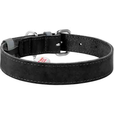 Ошейник для животных WAUDOG Classic кожаный 25 мм х 38-49 см черный (02181) Винница