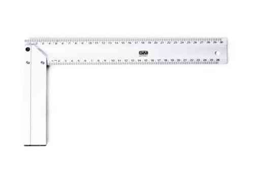 Угольник строительный (алюминиевый) 400мм СИЛА Ровно