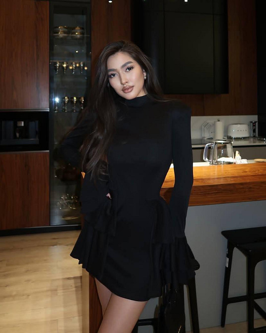 Жіноча стильна міні сукня з воланами мікродайвінг Одеса - фото 1