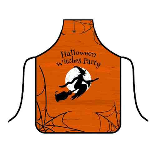 Фартук с приколом на Хэллоуин 75 на 60 см разноцветный Киев