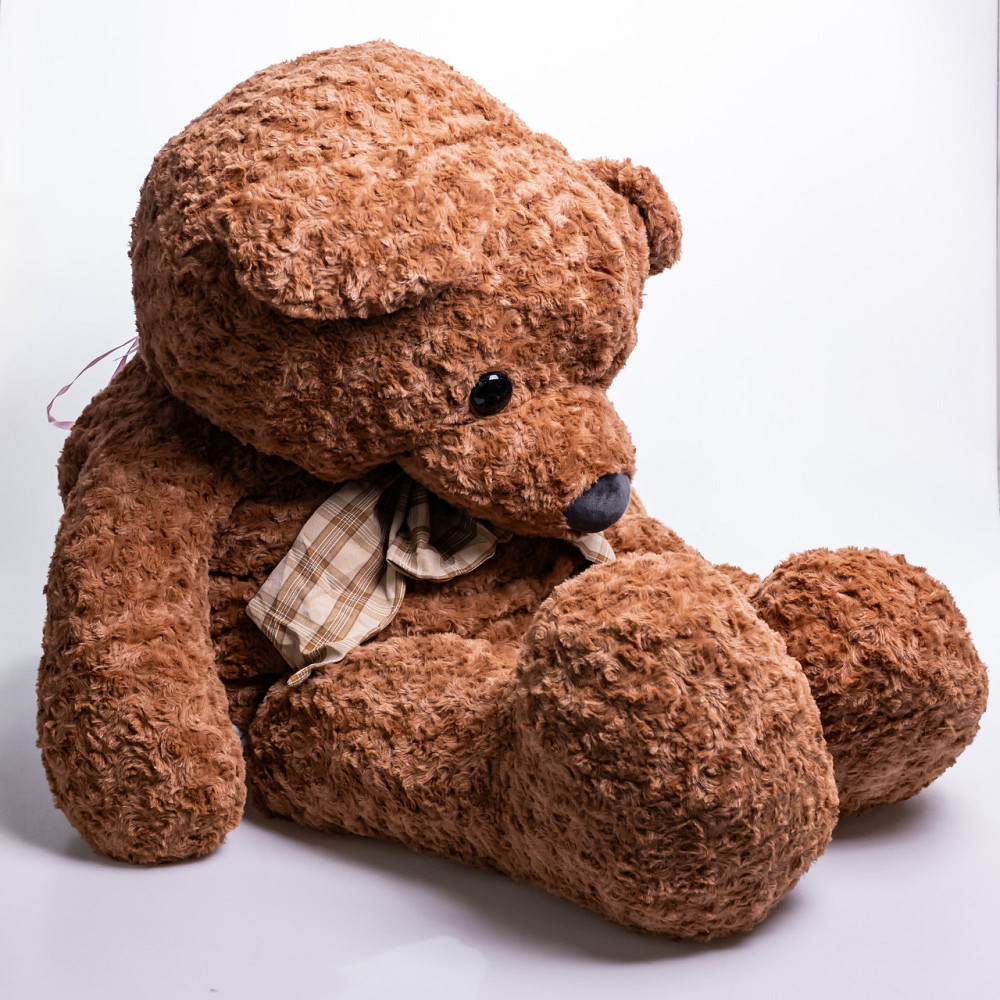 М'яка іграшка великий плюшевий Ведмідь 120 (см) Коричневий 7230 Коломия - фото 7