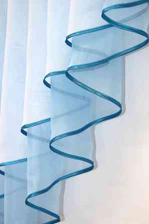 Кухонный комплект VR-Textil № 00к голубой с белым 150х120 см (59-792) Киев