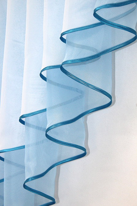 Кухонный комплект VR-Textil № 00к голубой с белым 150х120 см (59-792) Киев - изображение 3