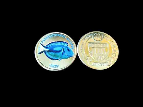 Лабуан 5 рингіт 2025 рибка PARAGATHUS НEPATUS Полтава