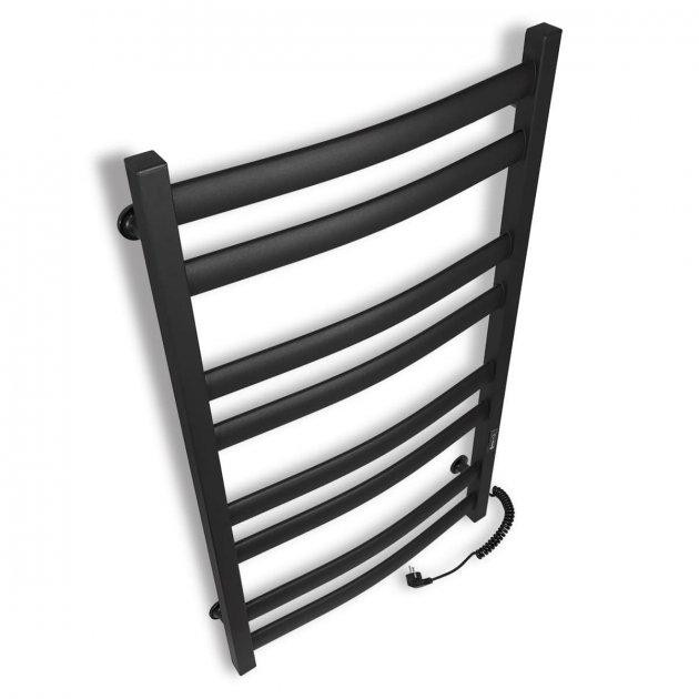 Електрична сушарка для рушників Laris Зебра Атлант ЧКЧ8 500Х900 Е чорний, правильне під'єднання Київ - фото 3