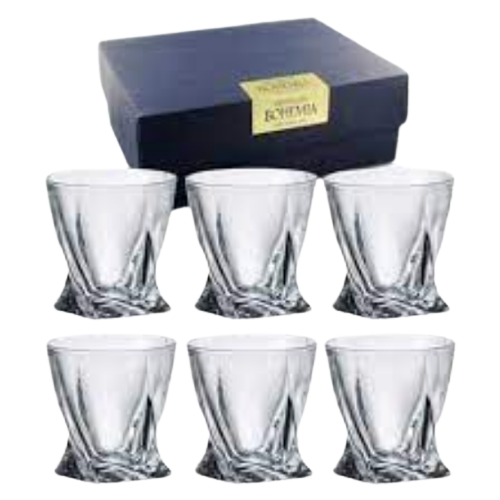 Набір чарок Quadro 55мл 6шт BOHEMIA Житомир