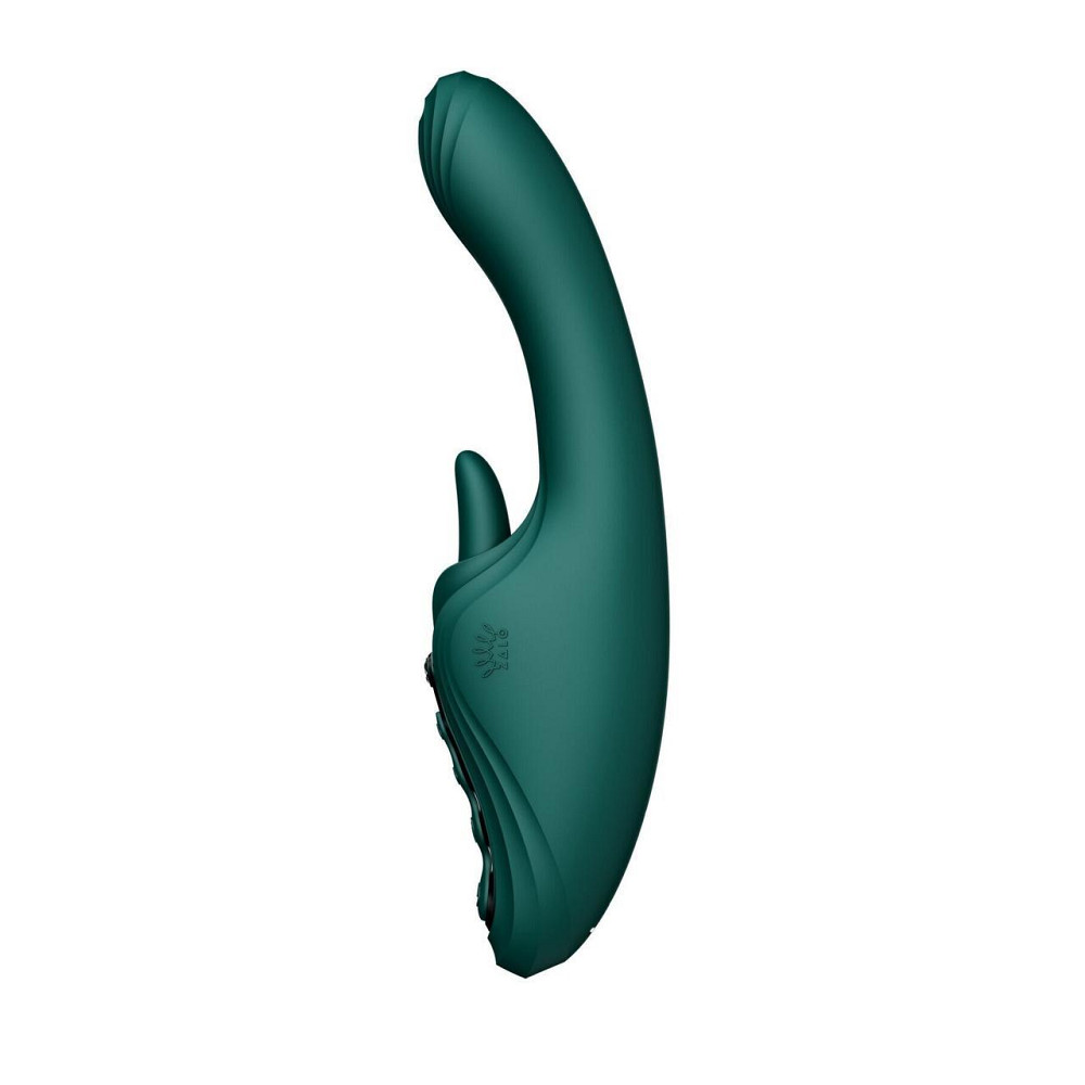 Смарт-вибратор Zalo Ares Turquoise Green, подогрев, 3 мотора, язычок для клитора, стимуляция точки G Sex Aura Киев - изображение 1