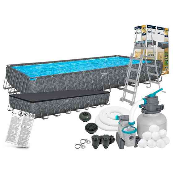 Бассейн каркасный 561KJ 52231 л, размер 956 х 132 см Винница