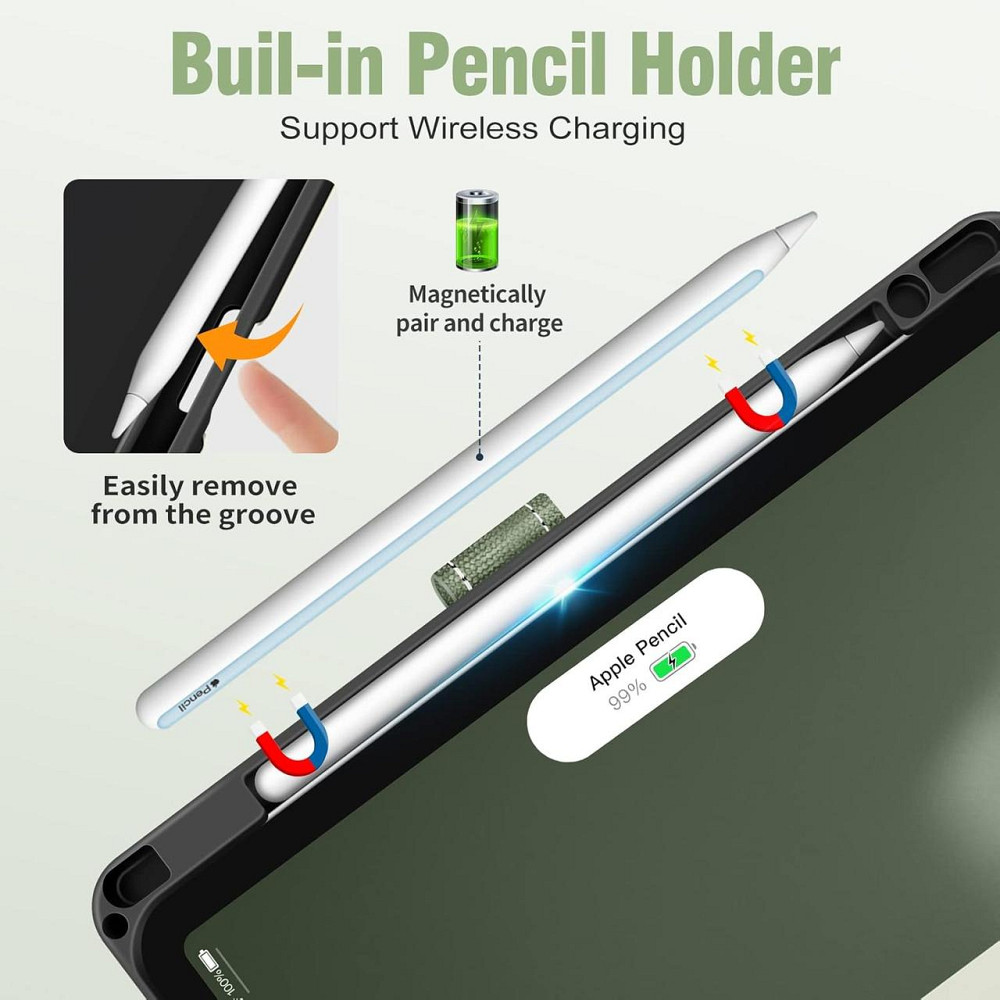 Фірмов чохол Bukoor для iPad Air 11 Inch 2024 (M2)/iPad Air 5 2022/Air 4 2020 10.9/iPad 4-го покоління 10.9 / iPad Pro 11 2018 Дніпро - фото 4