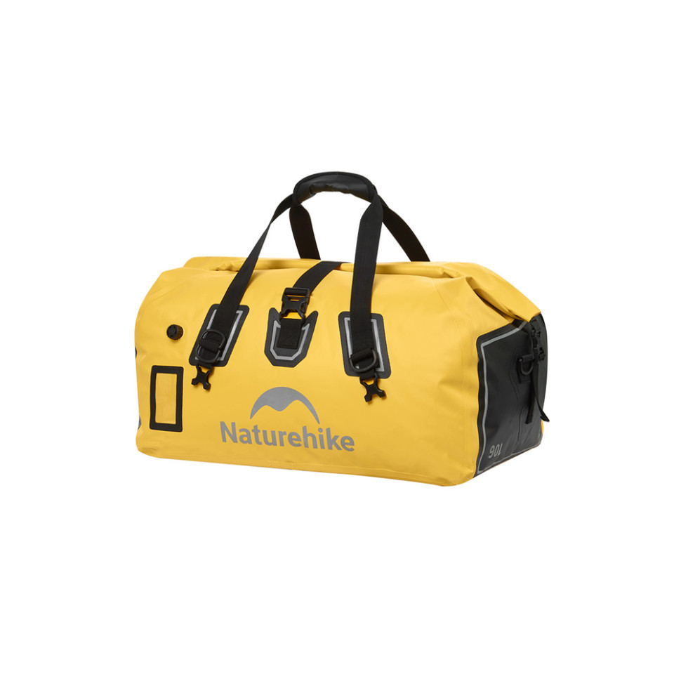 Водонепроникна дорожня сумка Naturehike CNK2450XB015, 90 л, жовта Київ - фото 1