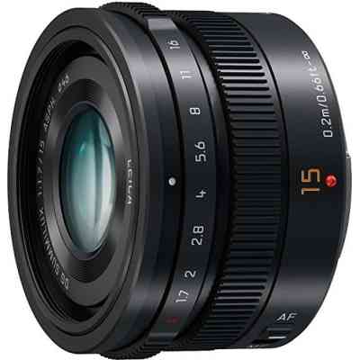 Объектив Panasonic Micro 4/3 Lens 15mm f/1.7 ASPH Black (H-X015E9-K) Винница