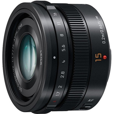 Объектив Panasonic Micro 4/3 Lens 15mm f/1.7 ASPH Black (H-X015E9-K) Винница - изображение 1