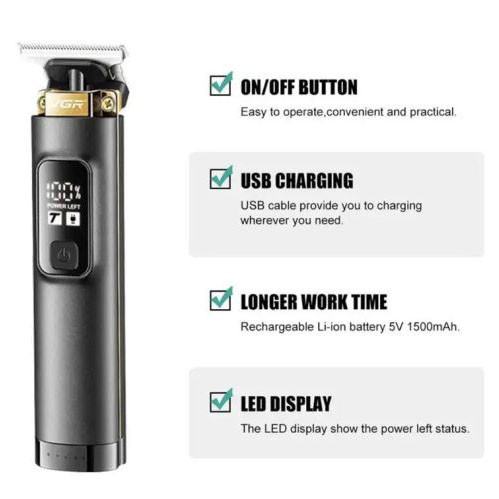 Професійна машинка для гоління голови, Машинка для точної стрижки бороди і волосся SF-40 Івано-Франківськ - фото 3