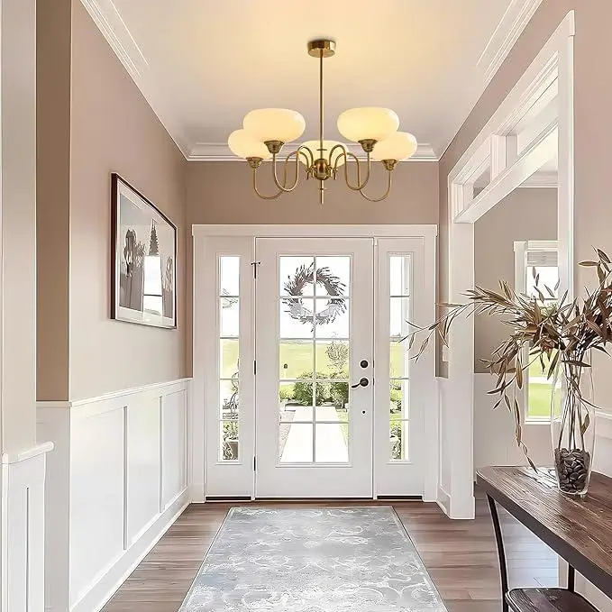 Світлодіодна люстра Дзвіночок 5025 (Золота) на 5 плафонів Вінниця - фото 9