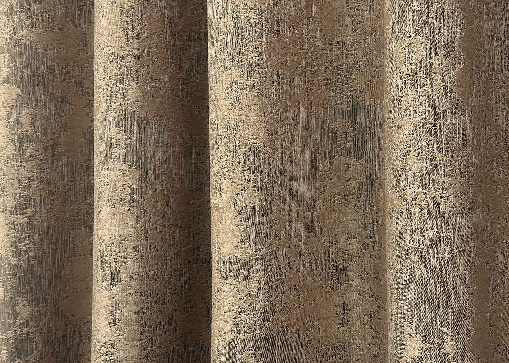 Комплект готових штор VR-Textil Жакард Sultan YL № 1207ш Капучино 200х270 см 2 шт (32-544) Київ - фото 7