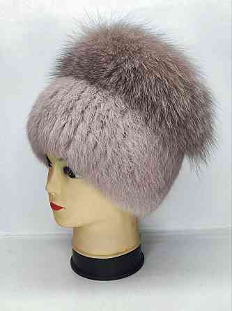 Шапка женская меховая Кубанка Анжелика Пудровый Харьков
