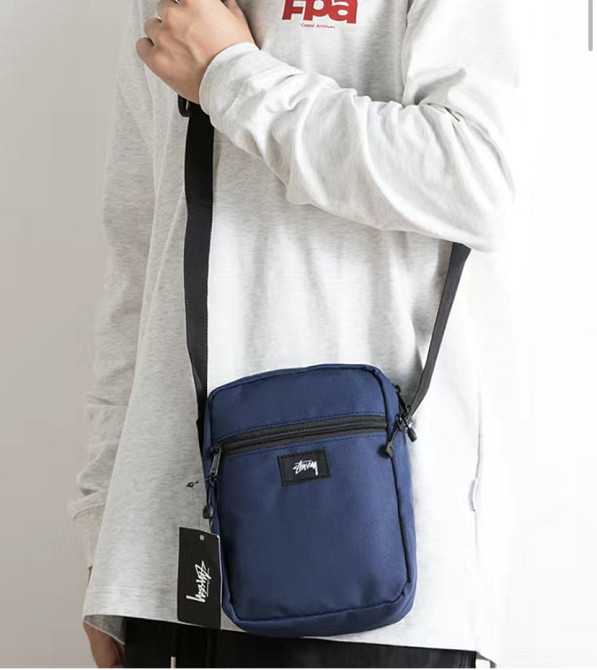 Сумка через плече Stussy 19x16 синій Запоріжжя - фото 4