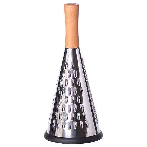 Ding Lanfang Конусна тристороння ручна тертка з нержавіючої сталі з дерев'яною ручкою HP-8-2 Коломия