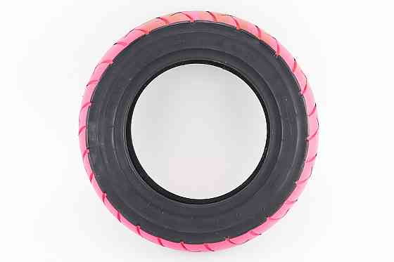 Шина 3,50-10 безкамерна, рожеві смужки, шосейний малюнок 6003 Київ