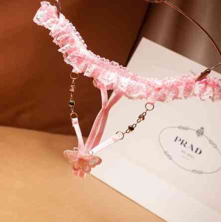 Трусики з метеликом one size рожевий Київ